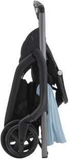 Bugaboo Dragonfly Complete Ρυθμιζόμενο Καρότσι Μωρού Kατάλληλο από 6+ Mηνών Midnight Black-Skyline Blue 7.9kg
