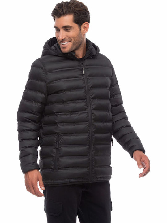 3 σε 1 Χειμωνιάτικο Μπουφάν Puffer Black