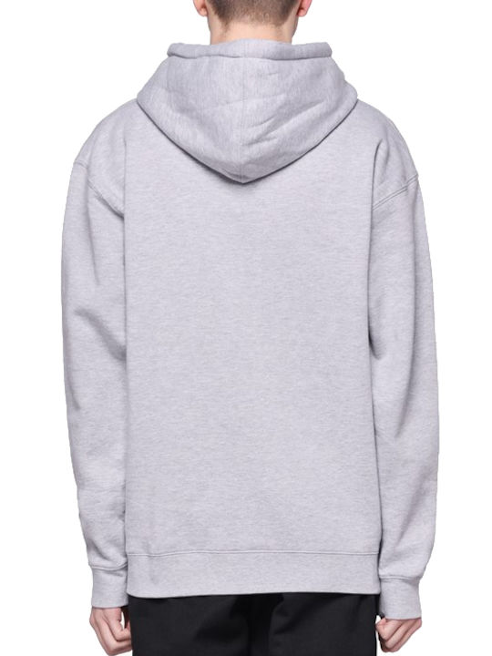 The Hundreds Forever Bar Men's Sweatshirt with Hood and Pockets Gray