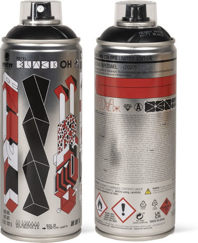 Montana Colors Spray Vopsea Negru 400ml