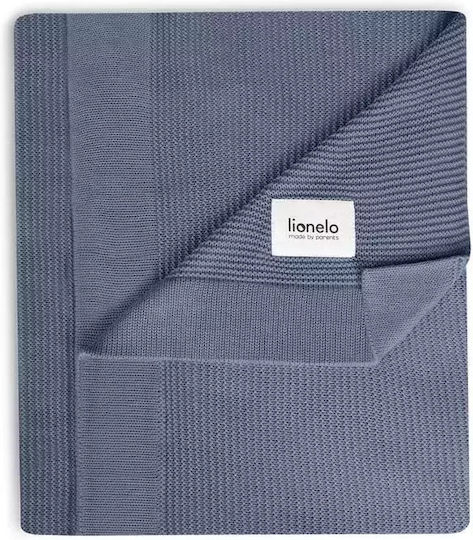 Lionelo Pătură Pepinieră Swaddling pături Bambus Albastru Blue 75x100cm