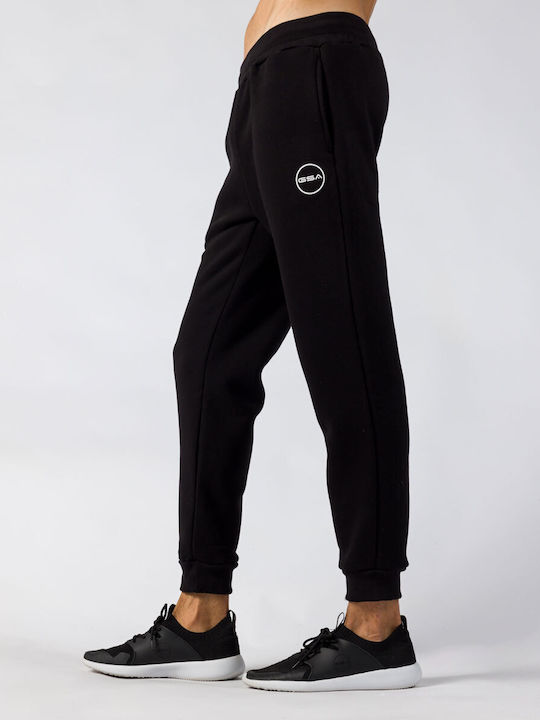 GSA Supercotton Men's Sweatpants with Rubber Black