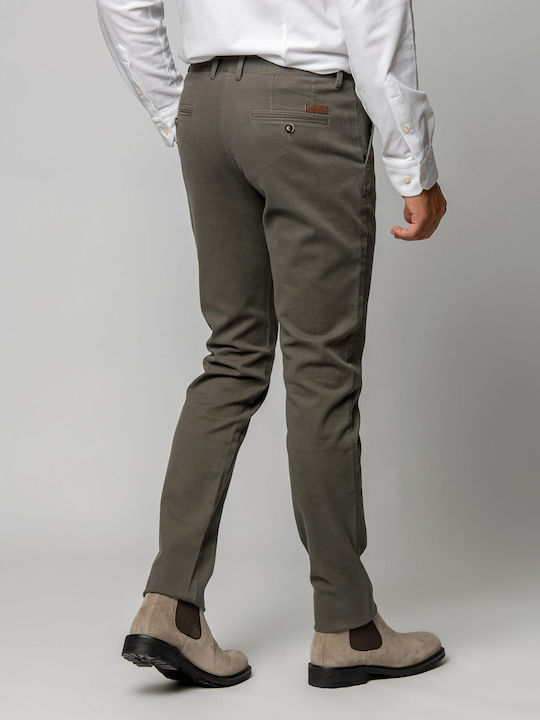 Beneto Maretti Men's Trousers Chino Elastic Gray