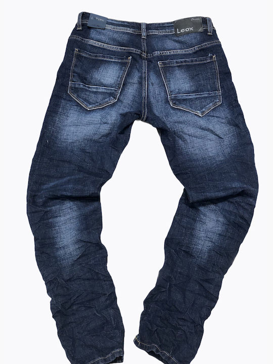 Leox Jeans Herren Jeanshose Blau