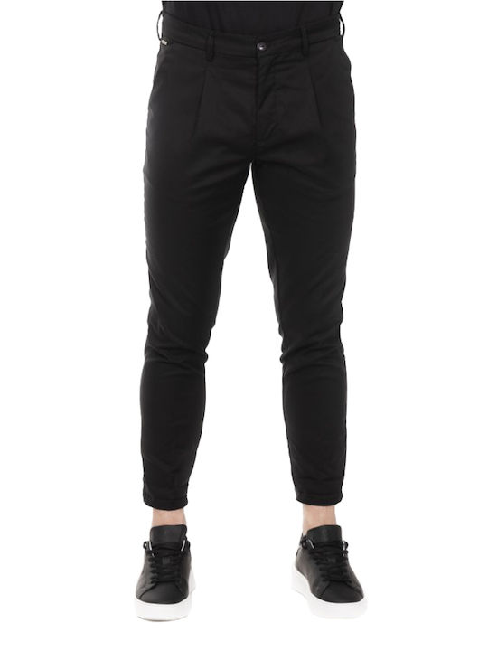 Scinn Ανδρικό Παντελόνι Chino σε Skinny Εφαρμογή BLACK