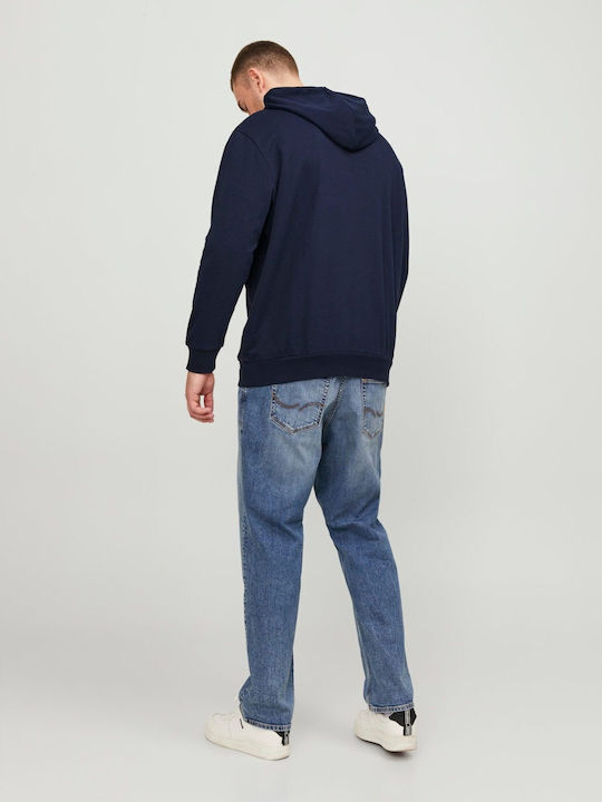 Jack & Jones Herren Sweatshirt mit Kapuze Navy