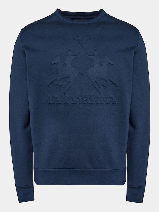 La Martina Herren Sweatshirt Blau