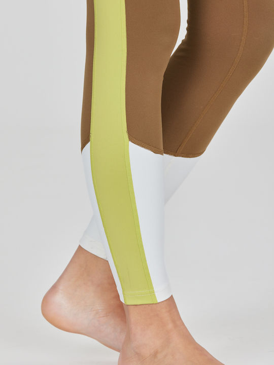 Training Women's Long Firming Leggings Whisper White