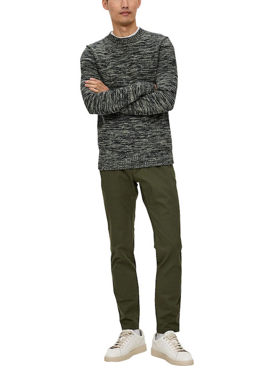 Red Label Langarm-Pullover Grün