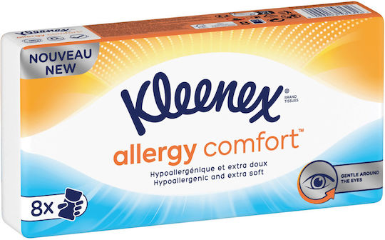Kleenex Allergy 8 Packs Pocket Tissues