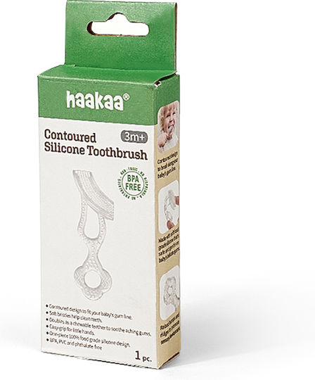 Haakaa Бебешка четка за зъби за 3m+