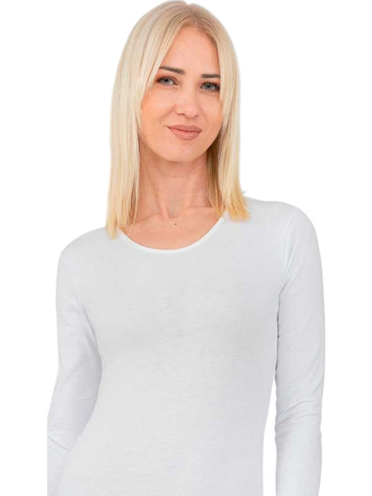Bodysuit pentru femei Λευκό
