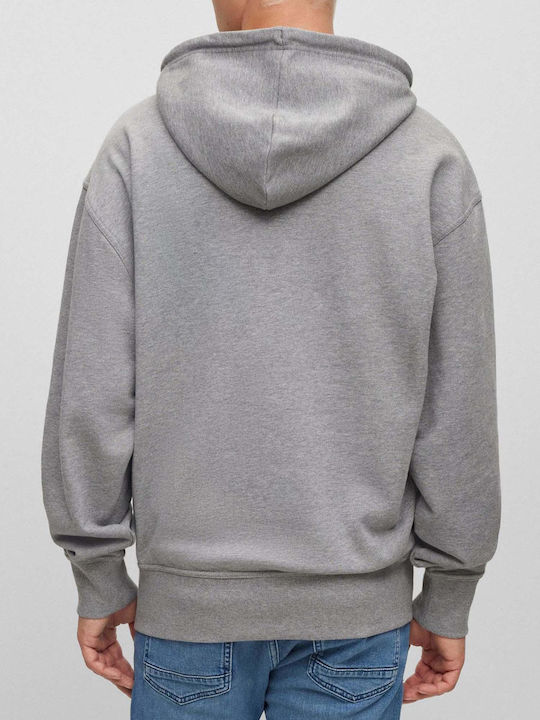 Hugo Boss Men's Sweatshirt with Hood Gray