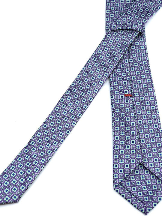 Legend Accessories Ανδρική Γραβάτα Μεταξωτή Μονόχρωμη σε Τιρκουάζ Χρώμα