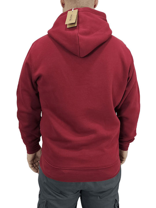 Double Men's Sweatshirt with Hood black