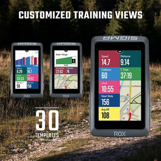 Sigma Sport Rox 12.1 Evo Basic Wasserdicht Verkabelt GPS Fahrrad