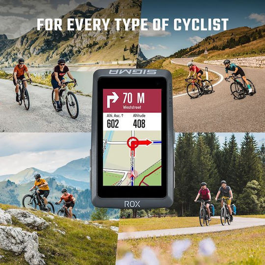 Sigma Sport Rox 12.1 Evo Basic Wasserdicht Verkabelt GPS Fahrrad