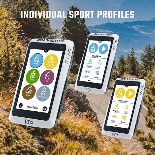 Sigma Sport Rox 12.1 Evo Basic Wasserdicht Verkabelt GPS Fahrrad