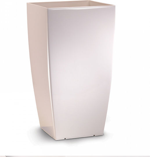 Atmosphera Tetra Brillante Γλάστρα Πλαστική Floral White Atmosphera Tetra Brillante Γλάστρα Πλαστική Floral White