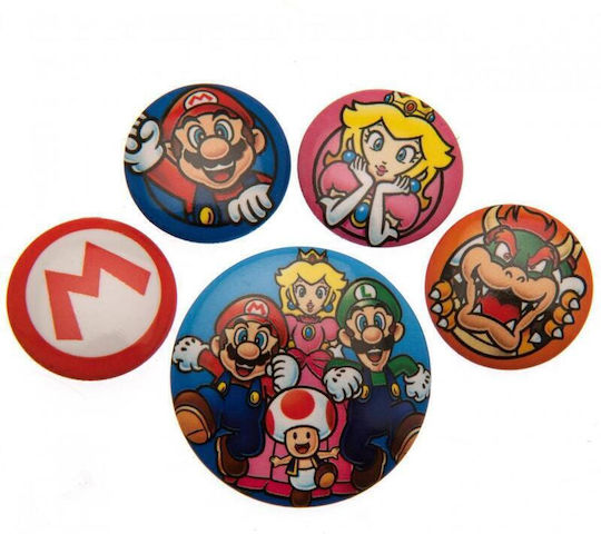 Pyramid International Badge Nintendo Super Mario Badge Pack 5pcs 5τμχ BP80440