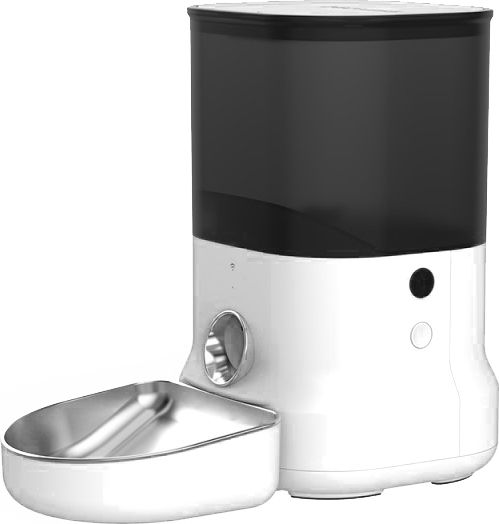 Dogness Feeder Αυτόματo Μπολ Σιλικόνης Φαγητού & Νερού για Σκύλο & Γάτα με Βάση 4lt 32.2cm σε Λευκό Χρώμα