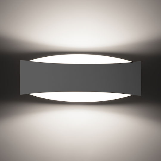 Sollux Modern Lamp Wall with Socket G9 White 15x15x15cm