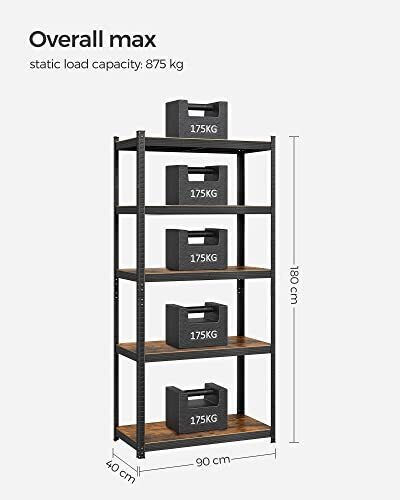 Songmics Shelf Dexion 90x40x180cm GLR040B11