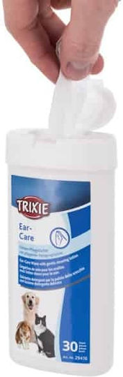 Trixie Universal 30 Μαντηλάκια Σκύλου & Γάτας για Καθαρισμό Αυτιών