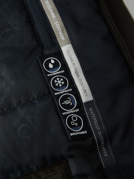 Winter Jacke Marineblau