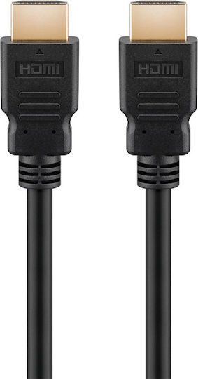 Goobay HDMI 2.0 Premium High Speed 4K 60Hz HDR Kabel HDMI-Stecker - HDMI-Stecker 3m Schwarz