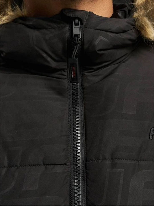 Winter Jacke Puffer Schwarz