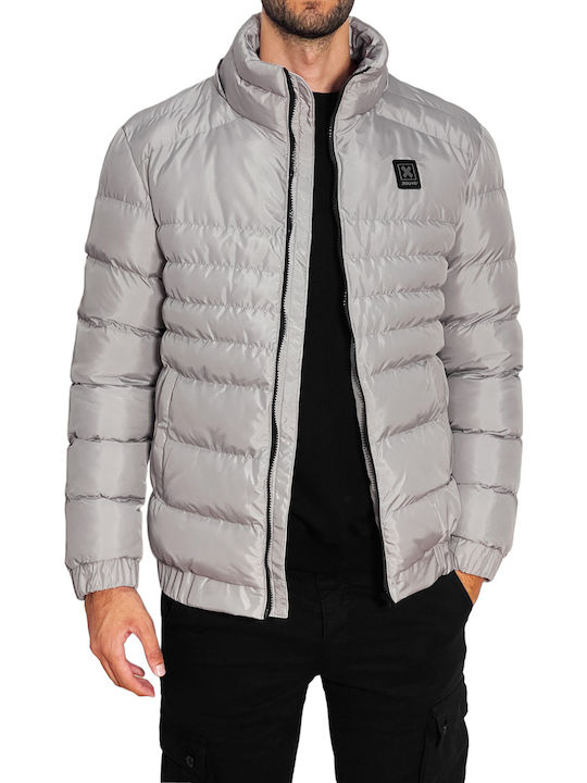 Winter Jacke Silber