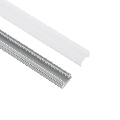 GloboStar Walled LED Strip Aluminum Profile with Opal Cover 300cm 5pcs