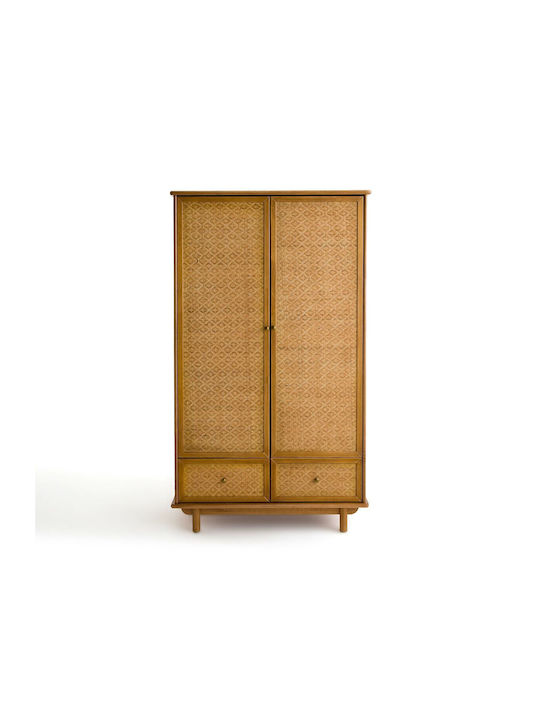 Двойна врата Гардероб Orient Solid pine wood 59x109x188см