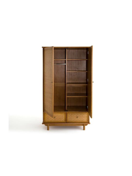 Двойна врата Гардероб Orient Solid pine wood 59x109x188см
