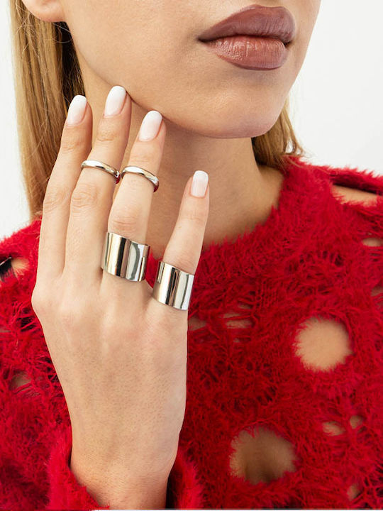 Theodora's Jewellery Inele Pentru Femei din Oțel Placate cu Aur Theodora's Jewellery Inele Pentru Femei din Oțel Placate cu Aur