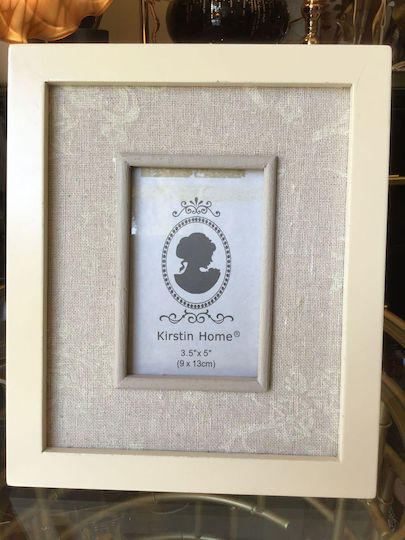 La Belle Maison Wooden Photo Frame with Beige Frame 662K