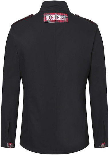Rock Chef Coat Chef Black with Long Sleeve