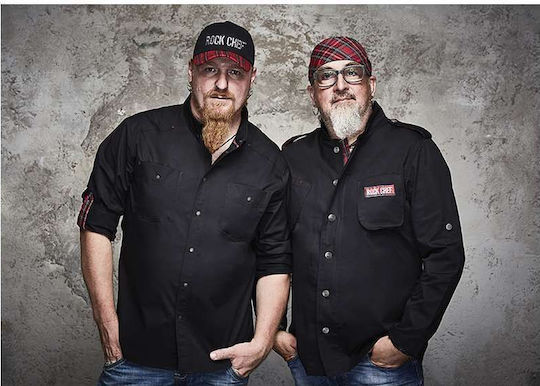 Rock Chef Coat Chef Black with Long Sleeve