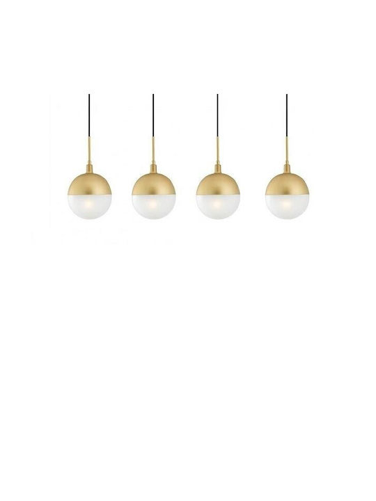 Luma 100-01132-09br-copper Pendant Chandelier for 4 Bulbs G9 Bronze