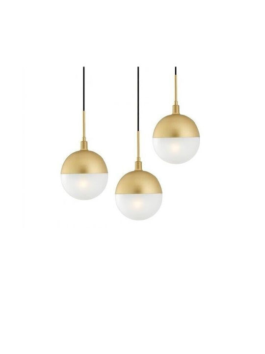 Luma Pendant Light Three-Light for Socket G9 Bronze