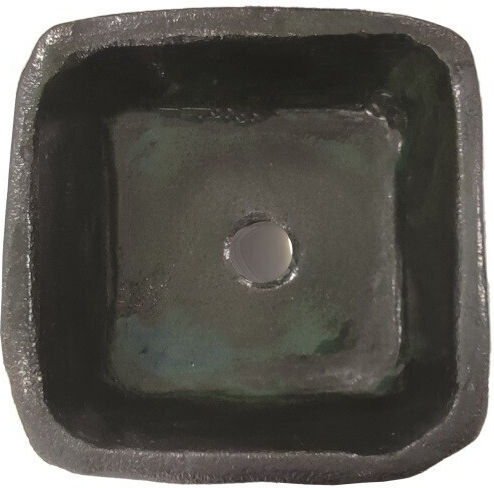 Sanitec Rock Επικαθήμενος Νιπτήρας Πορσελάνης 40x40x15cm Πράσινος