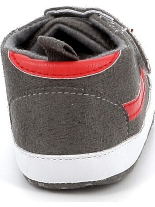 Happy Baby Βρεφικά Sneakers Αγκαλιάς Γκρι