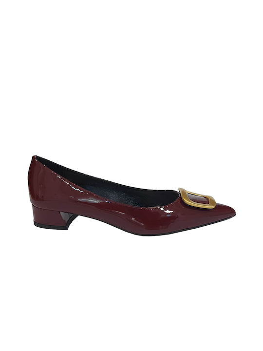 Fabio Rusconi Patent Leather Burgundy Heels