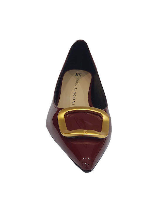 Patent Leather Burgundy Heels