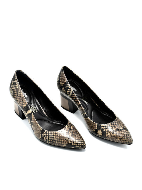 Devina Pantofi cu toc Animal Print