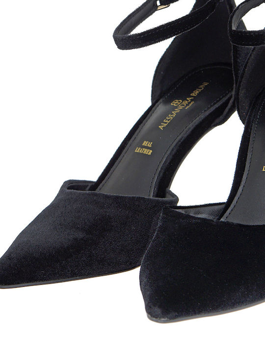 Pumps mit hohem Absatz Black Velvet