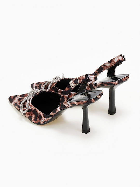 Issue Fashion Pantofi cu toc Animal Print