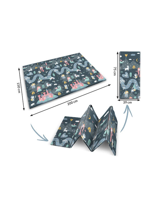Nukido Spielmatte Mehrfarbig 200x150cm Dicke 10mm