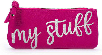 Tri-Coastal Design Pencil Case with 1 Compartment Fuchsia